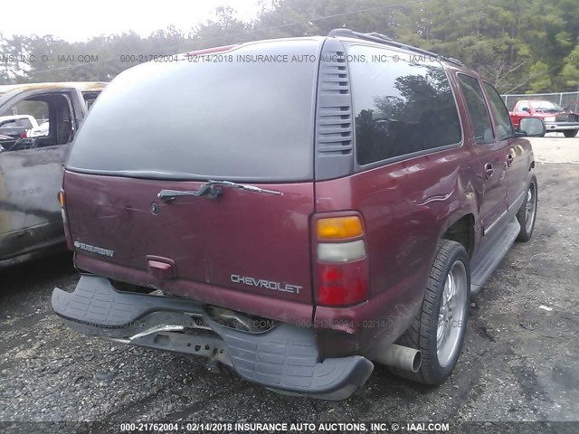 1GNEC16Z12J190579 - 2002 CHEVROLET SUBURBAN C1500 BURGUNDY photo 6