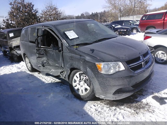 2C4RDGBG1GR244870 - 2016 DODGE GRAND CARAVAN SE BLACK photo 1