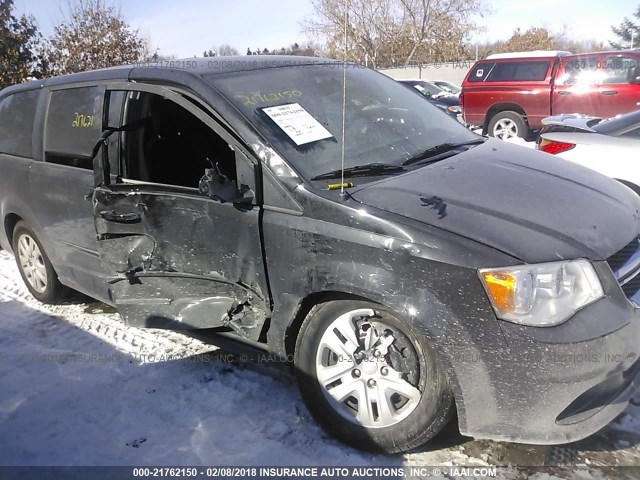 2C4RDGBG1GR244870 - 2016 DODGE GRAND CARAVAN SE BLACK photo 6