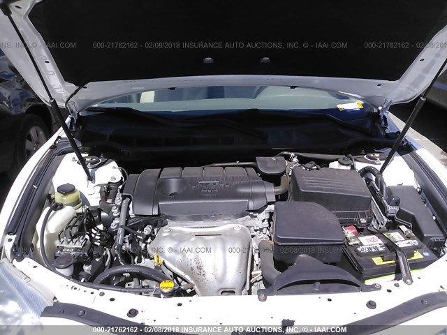 4T4BF3EK1BR219193 - 2011 TOYOTA CAMRY SE/LE/XLE WHITE photo 10