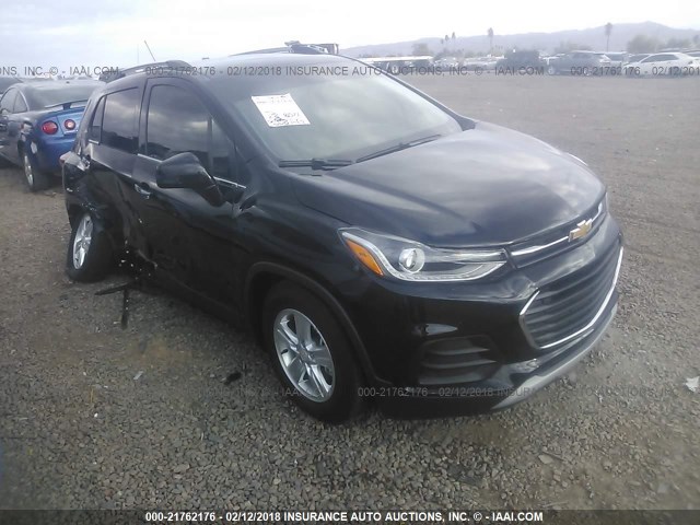 3GNCJLSB9HL154190 - 2017 CHEVROLET TRAX 1LT BLACK photo 1