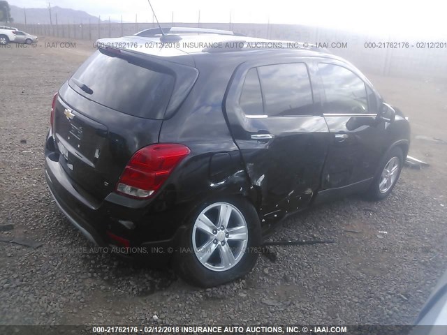 3GNCJLSB9HL154190 - 2017 CHEVROLET TRAX 1LT BLACK photo 6