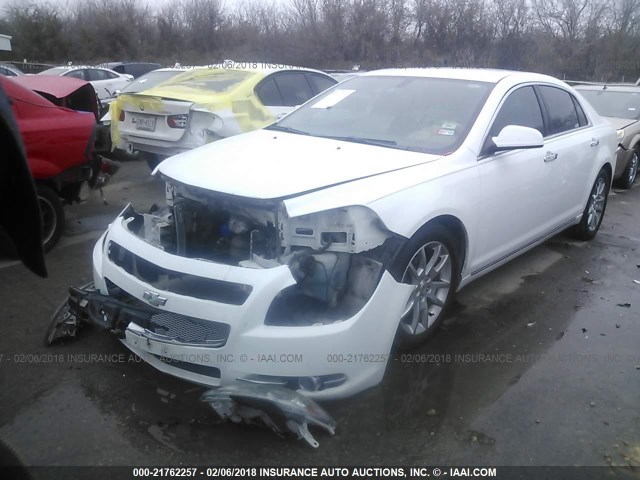 1G1ZE5E7XAF138681 - 2010 CHEVROLET MALIBU LTZ WHITE photo 2