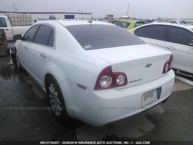 1G1ZE5E7XAF138681 - 2010 CHEVROLET MALIBU LTZ WHITE photo 3
