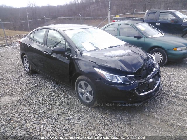 1G1BC5SM8H7146042 - 2017 CHEVROLET CRUZE LS BLACK photo 1