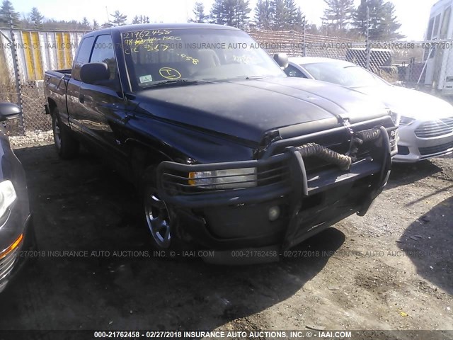 1B7HC13YXWJ259499 - 1998 DODGE RAM 1500 BLACK photo 1