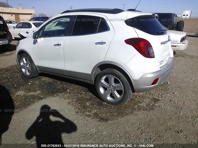 KL4CJBSB5GB638371 - 2016 BUICK ENCORE CONVENIENCE 白色 照片 3