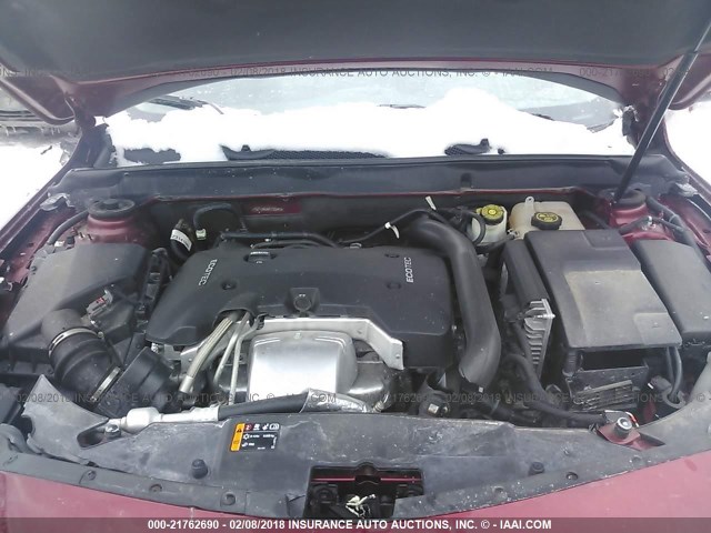 1G11J5SX4EU122457 - 2014 CHEVROLET MALIBU LTZ 红色 照片 10