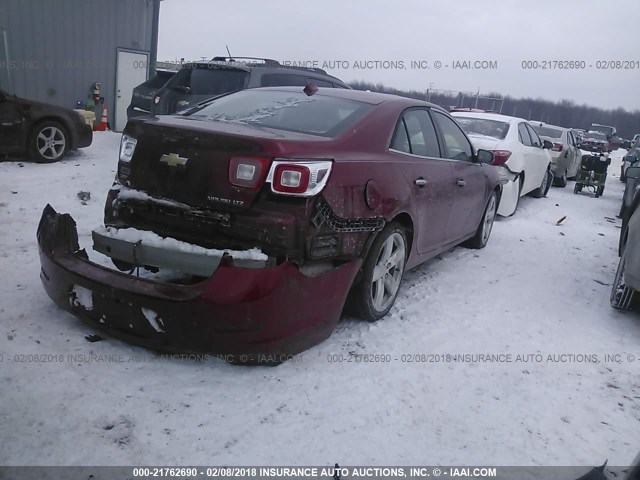 1G11J5SX4EU122457 - 2014 CHEVROLET MALIBU LTZ 红色 照片 4