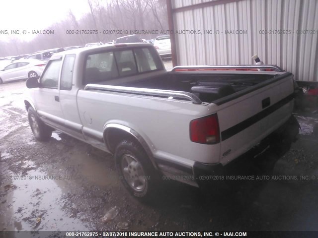 1GCDT19W4S8132740 - 1995 CHEVROLET S TRUCK S10 WHITE photo 3