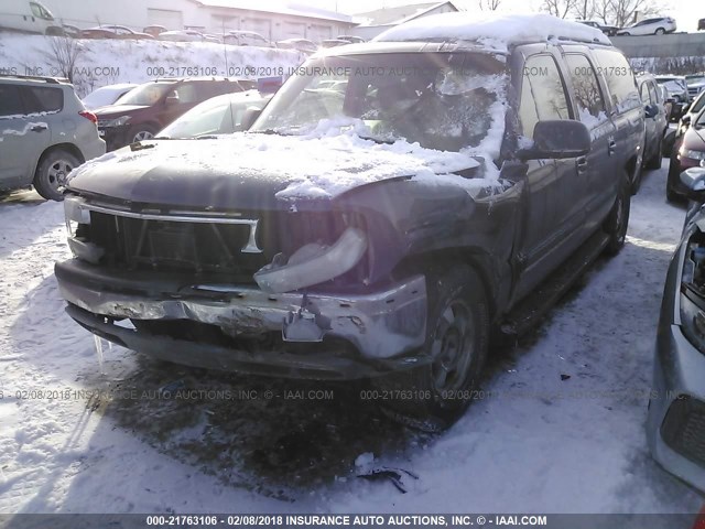 1GNFK16Z53J175611 - 2003 CHEVROLET SUBURBAN K1500 Dark Blue photo 2