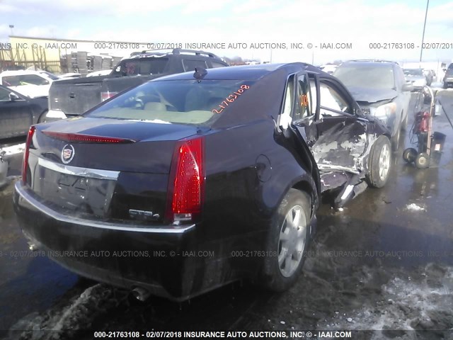 1G6DG577190157937 - 2009 CADILLAC CTS MAROON photo 4