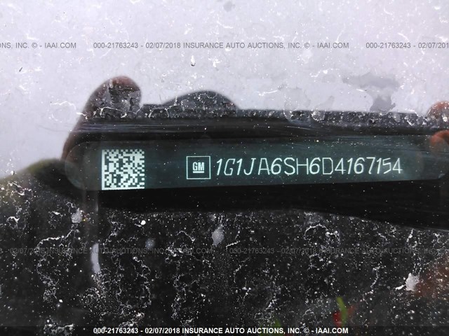 1G1JA6SH6D4167154 - 2013 CHEVROLET SONIC LS 蓝色 照片 9