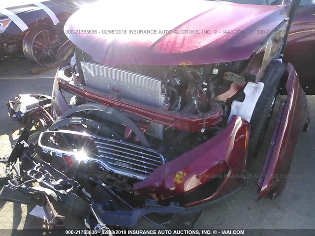 2LMPJ8LR2HBL52849 - 2017 LINCOLN MKX RESERVE Կարմիր լուսանկար 6