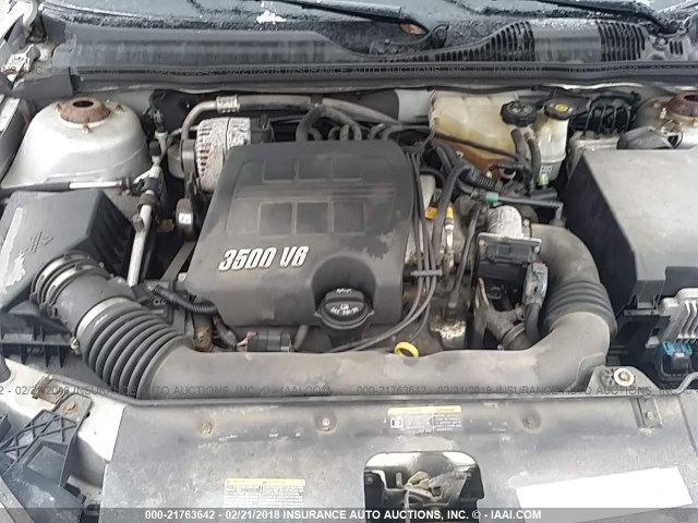 1G1ZT54855F296612 - 2005 CHEVROLET MALIBU LS ვერცხლისფერი ფოტო 10