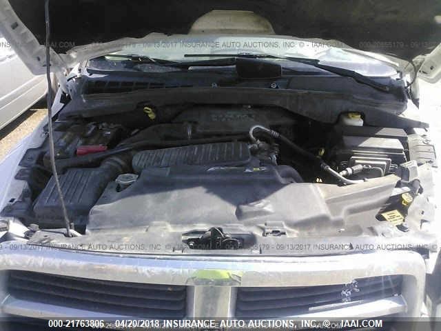 1D4HB58236F192748 - 2006 DODGE DURANGO LIMITED WHITE photo 10