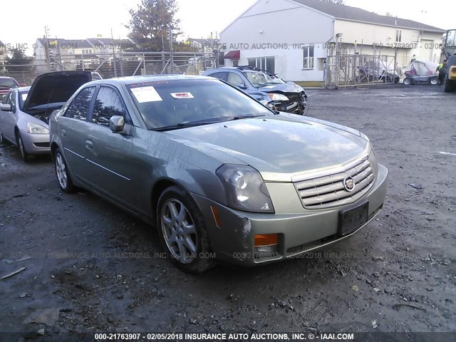 1G6DM577X40102341 - 2004 CADILLAC CTS GREEN photo 1