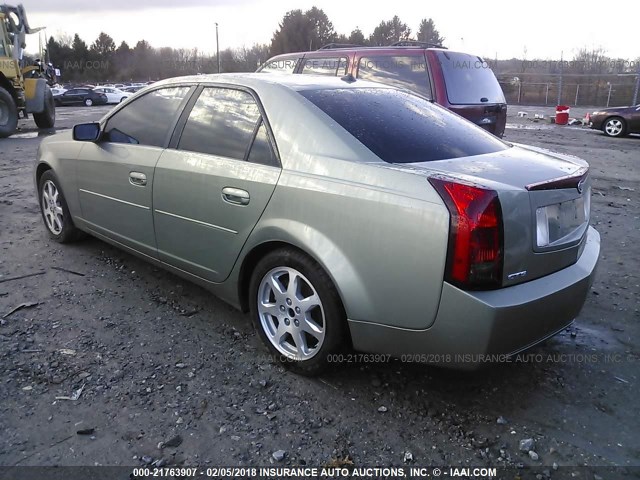 1G6DM577X40102341 - 2004 CADILLAC CTS GREEN photo 3