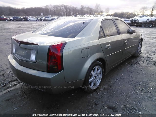 1G6DM577X40102341 - 2004 CADILLAC CTS GREEN photo 4