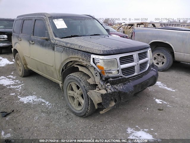 1D8GU58K77W560208 - 2007 DODGE NITRO SLT BLACK photo 1