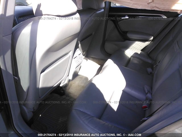 19UUA66255A028910 - 2005 ACURA TL GRAY photo 8