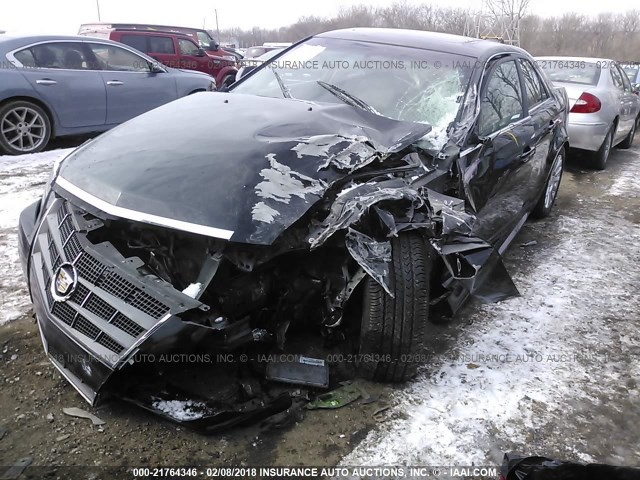 1G6DC5EY5B0118359 - 2011 CADILLAC CTS BLACK photo 2