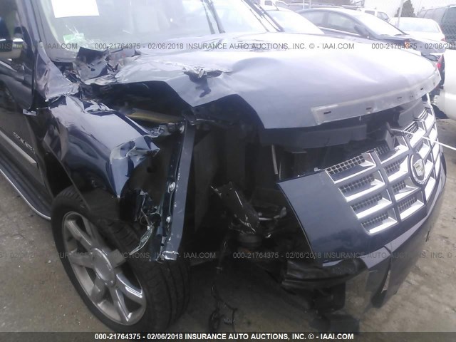 1GYFK63807R133558 - 2007 CADILLAC ESCALADE LUXURY მუქი ლურჯი ფოტო 6