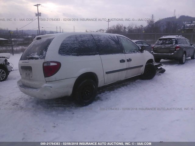 1D4GP24E56B698438 - 2006 DODGE GRAND CARAVAN SE WHITE photo 4