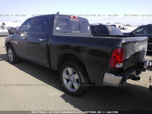 1C6RR7LT9GS399797 - 2016 RAM 1500 SLT BLACK photo 3