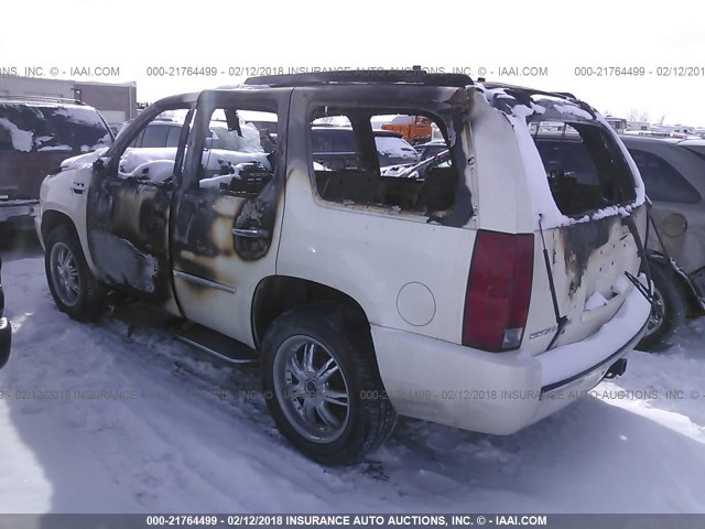 1GYFK63867R226987 - 2007 CADILLAC ESCALADE LUXURY თეთრი ფოტო 3