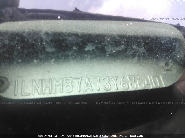 1LNHM87A73Y686401 - 2003 LINCOLN LS 蓝色 照片 9