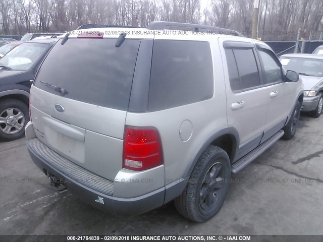 1FMZU63K23UB24534 - 2003 FORD EXPLORER XLT/XLT SPORT/NBX 银色 照片 4