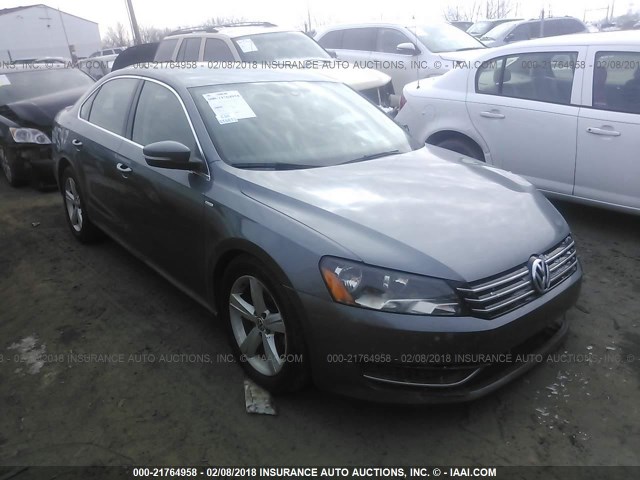 1VWAS7A39EC040709 - 2014 VOLKSWAGEN PASSAT S GRAY photo 1