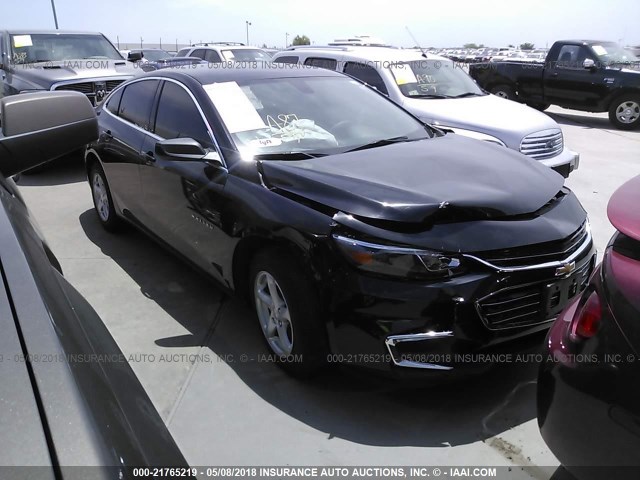 1G1ZB5ST8HF276479 - 2017 CHEVROLET MALIBU LS 黑色 照片 1