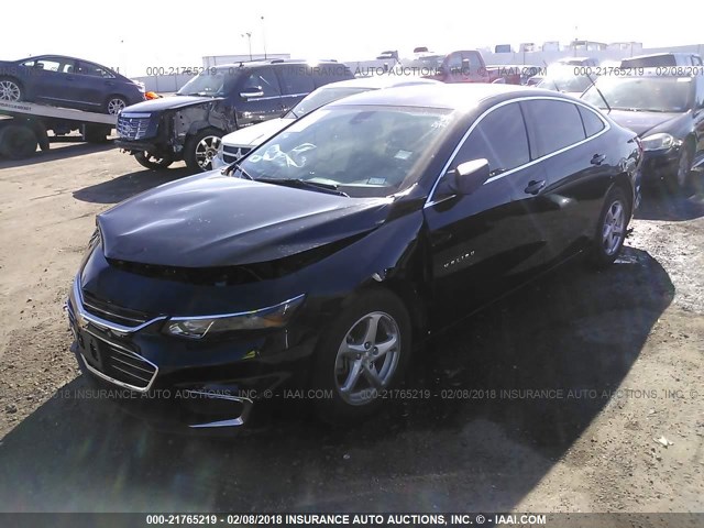 1G1ZB5ST8HF276479 - 2017 CHEVROLET MALIBU LS 黑色 照片 2