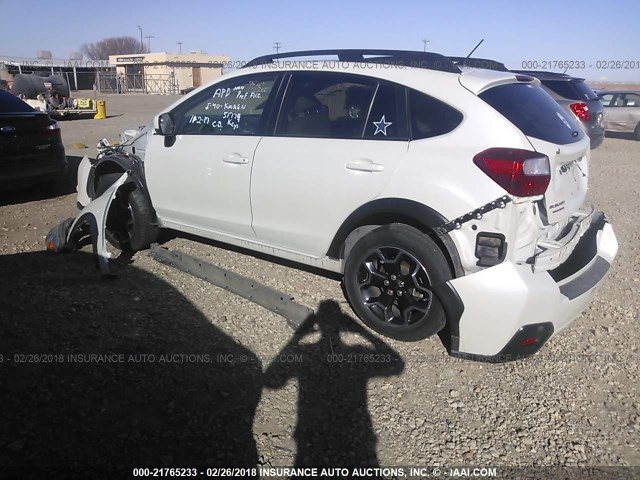 JF2GPAGC2DH853055 - 2013 SUBARU XV CROSSTREK 2.0 LIMITED WHITE photo 3