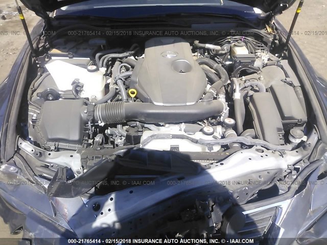 JTHBA1D26G5032308 - 2016 LEXUS IS 200T GRAY photo 10