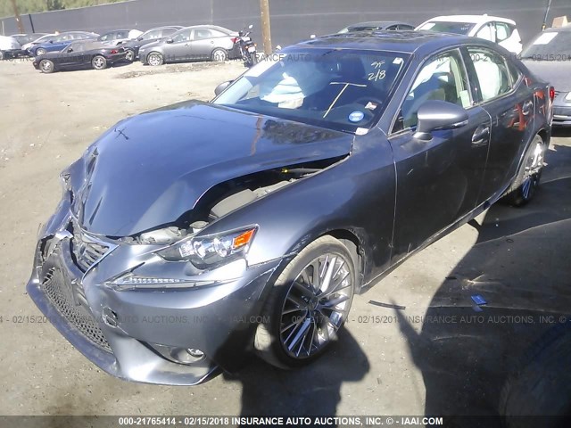 JTHBA1D26G5032308 - 2016 LEXUS IS 200T GRAY photo 2