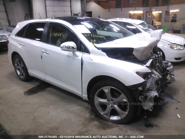 4T3BK11A19U017995 - 2009 TOYOTA VENZA WHITE photo 1