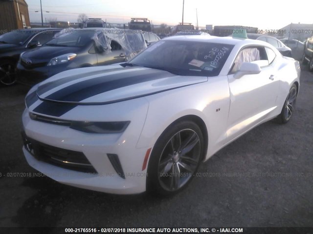 1G1FB1RX3G0165750 - 2016 CHEVROLET CAMARO LT WHITE photo 2