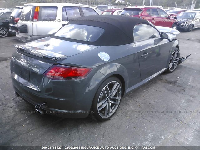 TRUT5CFV9H1023789 - 2017 AUDI TT GRAY photo 4