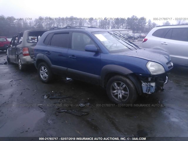 KM8JN12D56U426291 - 2006 HYUNDAI TUCSON GLS/LIMITED BLUE photo 1