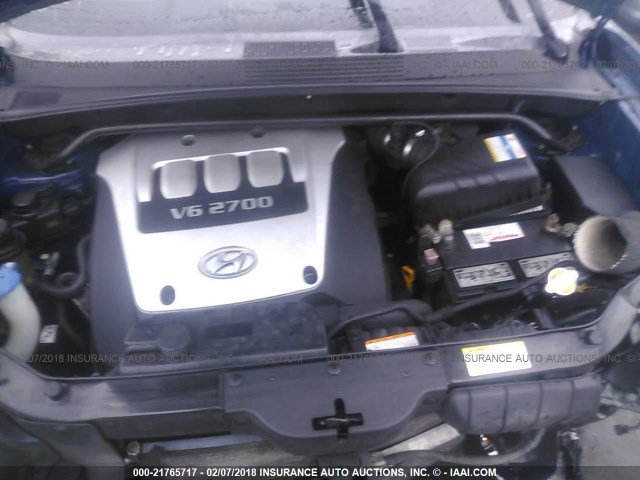 KM8JN12D56U426291 - 2006 HYUNDAI TUCSON GLS/LIMITED 蓝色 照片 10