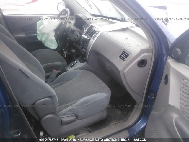 KM8JN12D56U426291 - 2006 HYUNDAI TUCSON GLS/LIMITED BLUE photo 5