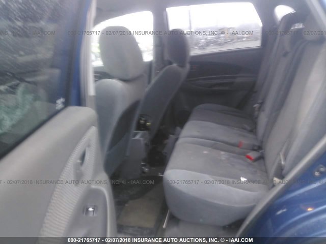 KM8JN12D56U426291 - 2006 HYUNDAI TUCSON GLS/LIMITED BLUE photo 8