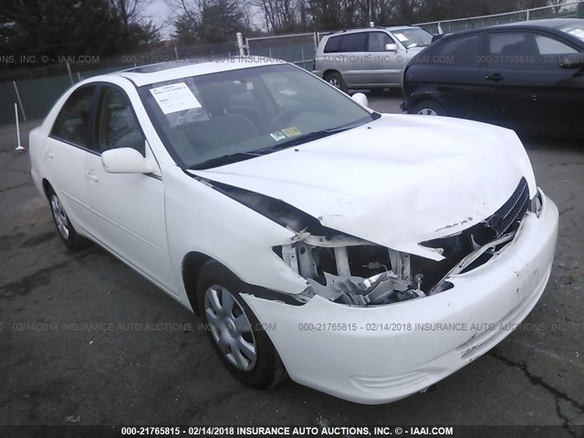 4T1BE30K63U141323 - 2003 TOYOTA CAMRY LE/XLE/SE WHITE photo 1