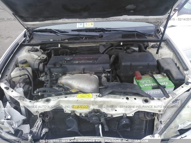 4T1BE30K63U141323 - 2003 TOYOTA CAMRY LE/XLE/SE WHITE photo 10