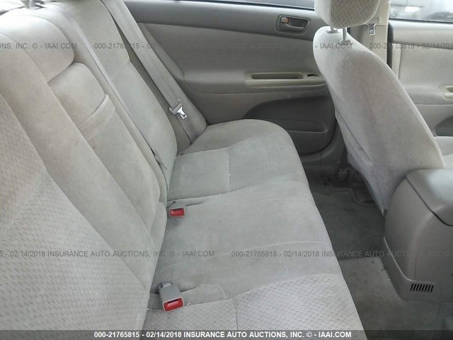 4T1BE30K63U141323 - 2003 TOYOTA CAMRY LE/XLE/SE WHITE photo 8