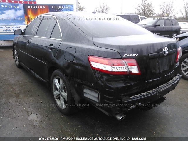 4T1BK3EK5AU099886 - 2010 TOYOTA CAMRY SE/LE/XLE 黑色 照片 3