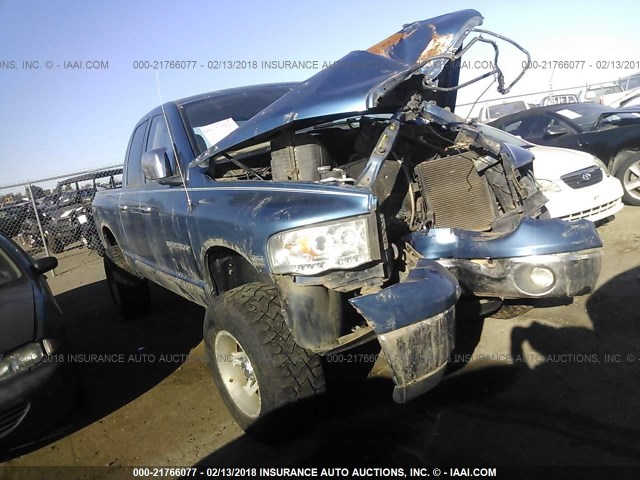 3D7KU28D64G155983 - 2004 DODGE RAM 2500 ST/SLT 蓝色 照片 1